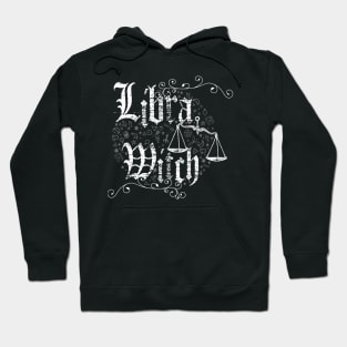 Libra Zodiac sign Witch craft vintage distressed Horoscope Hoodie